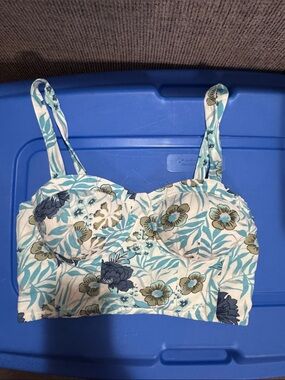 B.o.g Collective Floral Crop Bustier Top